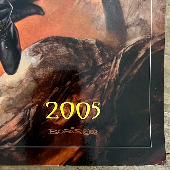 Boris Vallejo & Julie Bell Fantasy Calendar 2005 Collectible VTG Y2K Fantasy Art - Picture 2 of 10